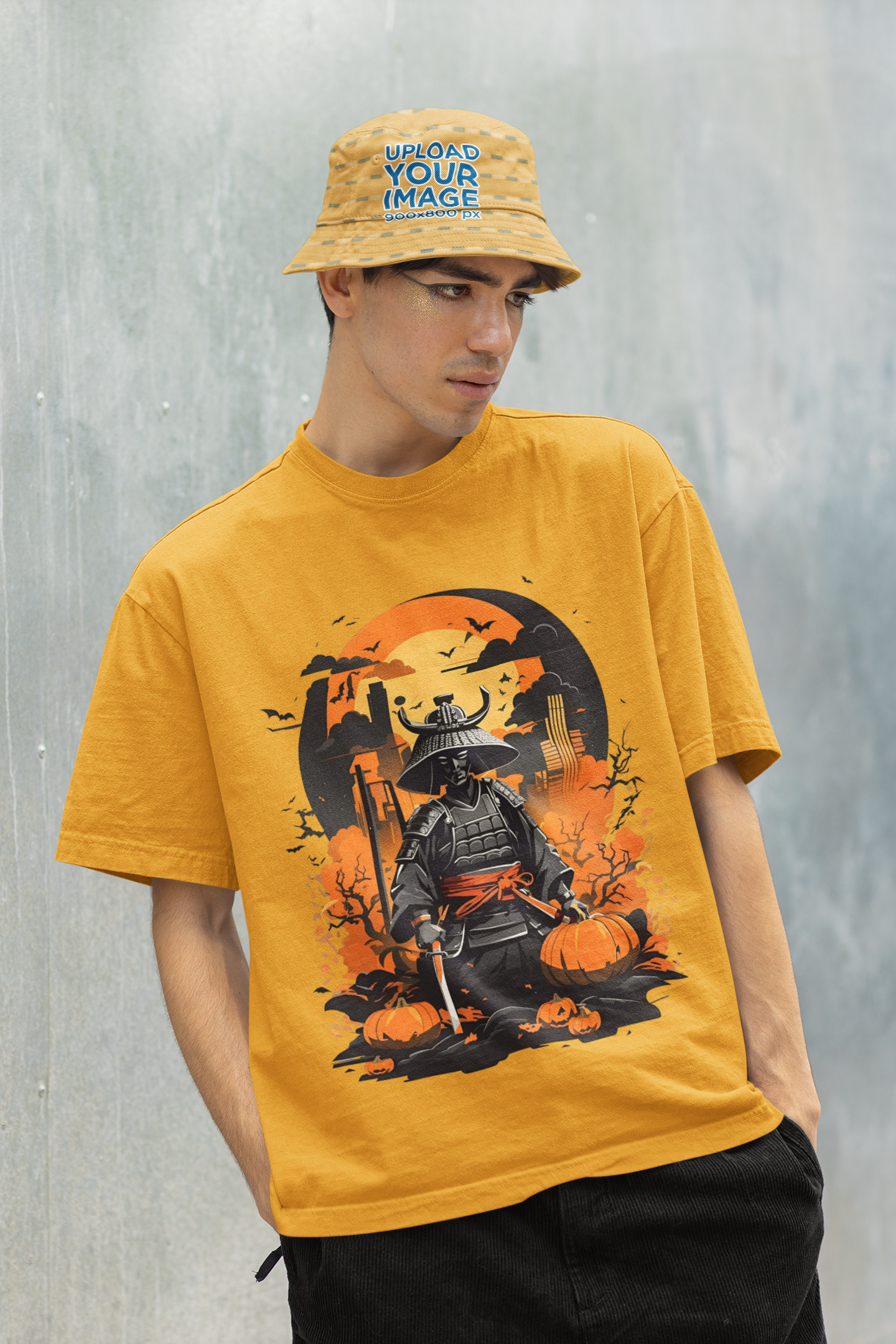Oversized T-Shirt : Midnight Samurai