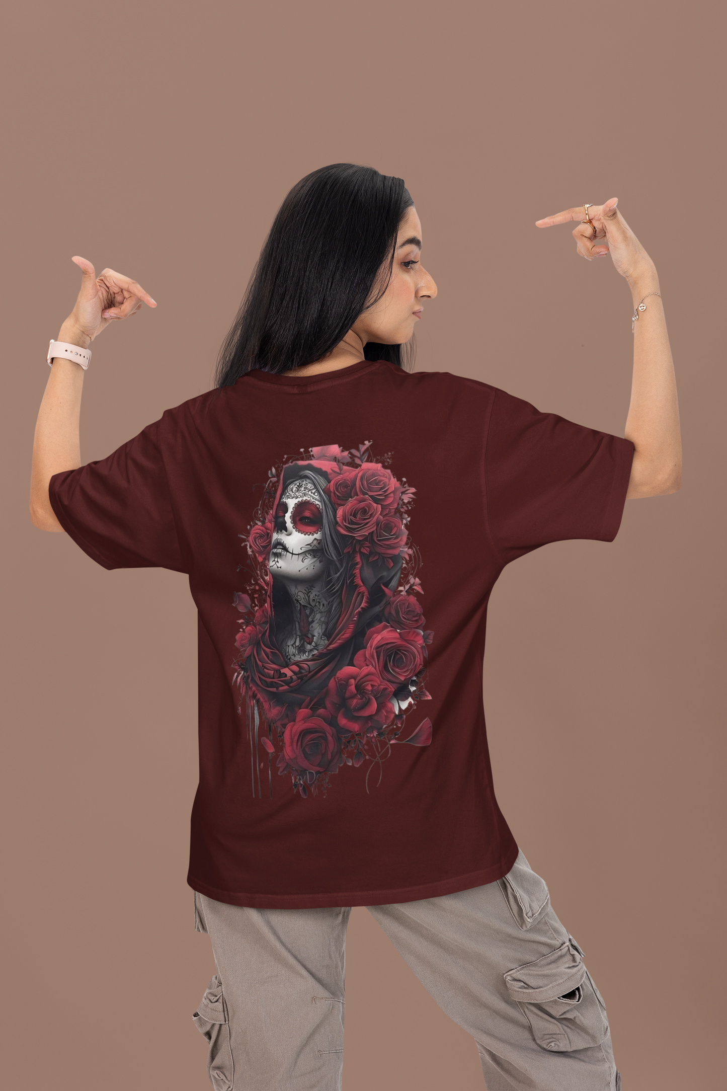 Oversized T-Shirt : La Rosa de la Muerte