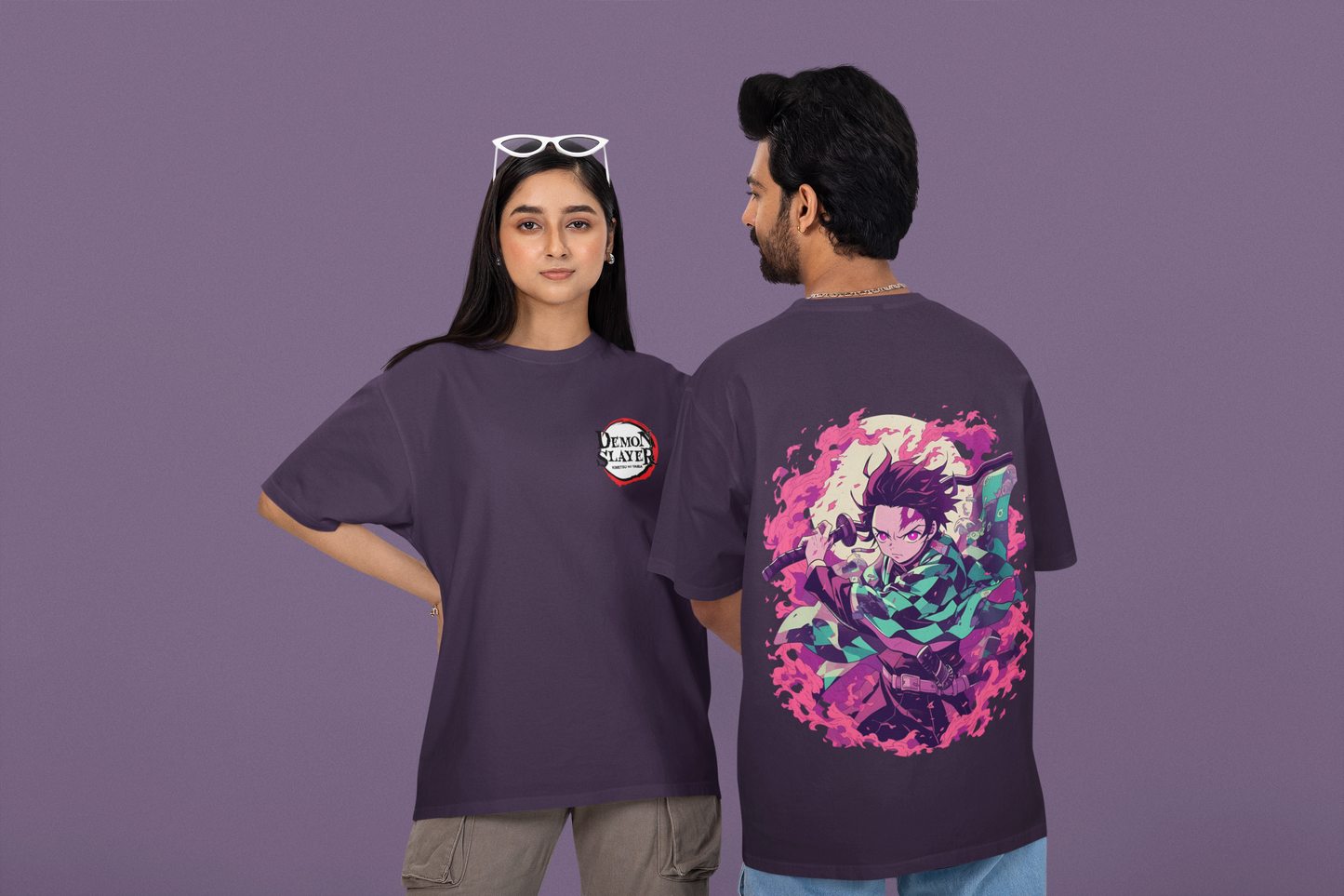 Unisex Oversized T-Shirt : Tanjiro Kamado