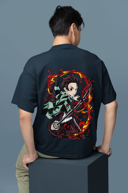 Oversized T-Shirt : Demon Slayer