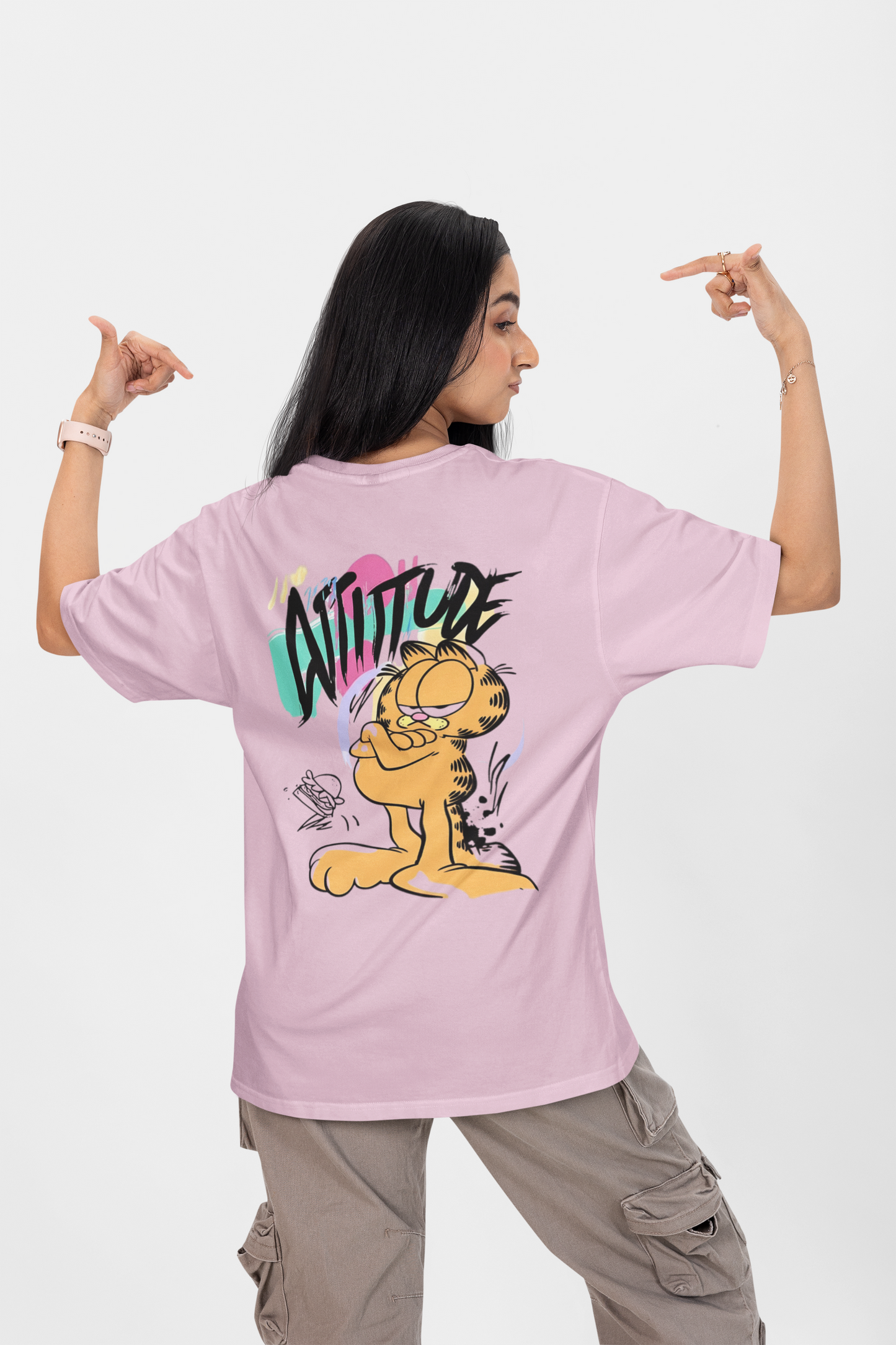 Women's Oversized T-Shirt : Attitude