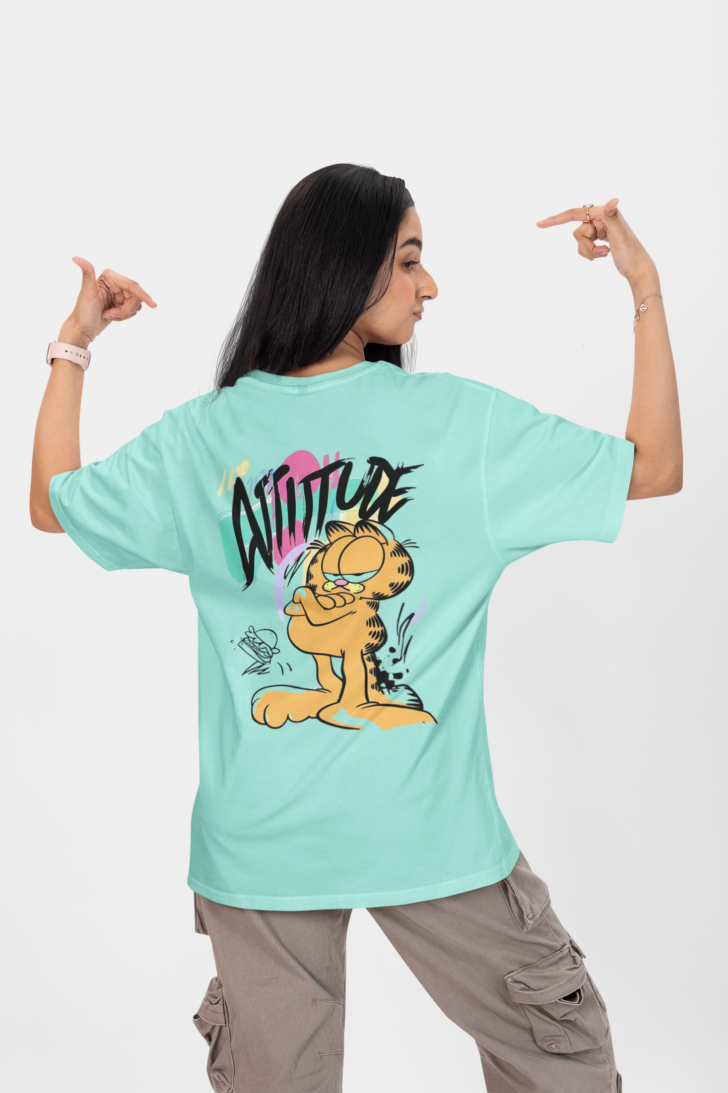 Women's Oversized T-Shirt : Attitude