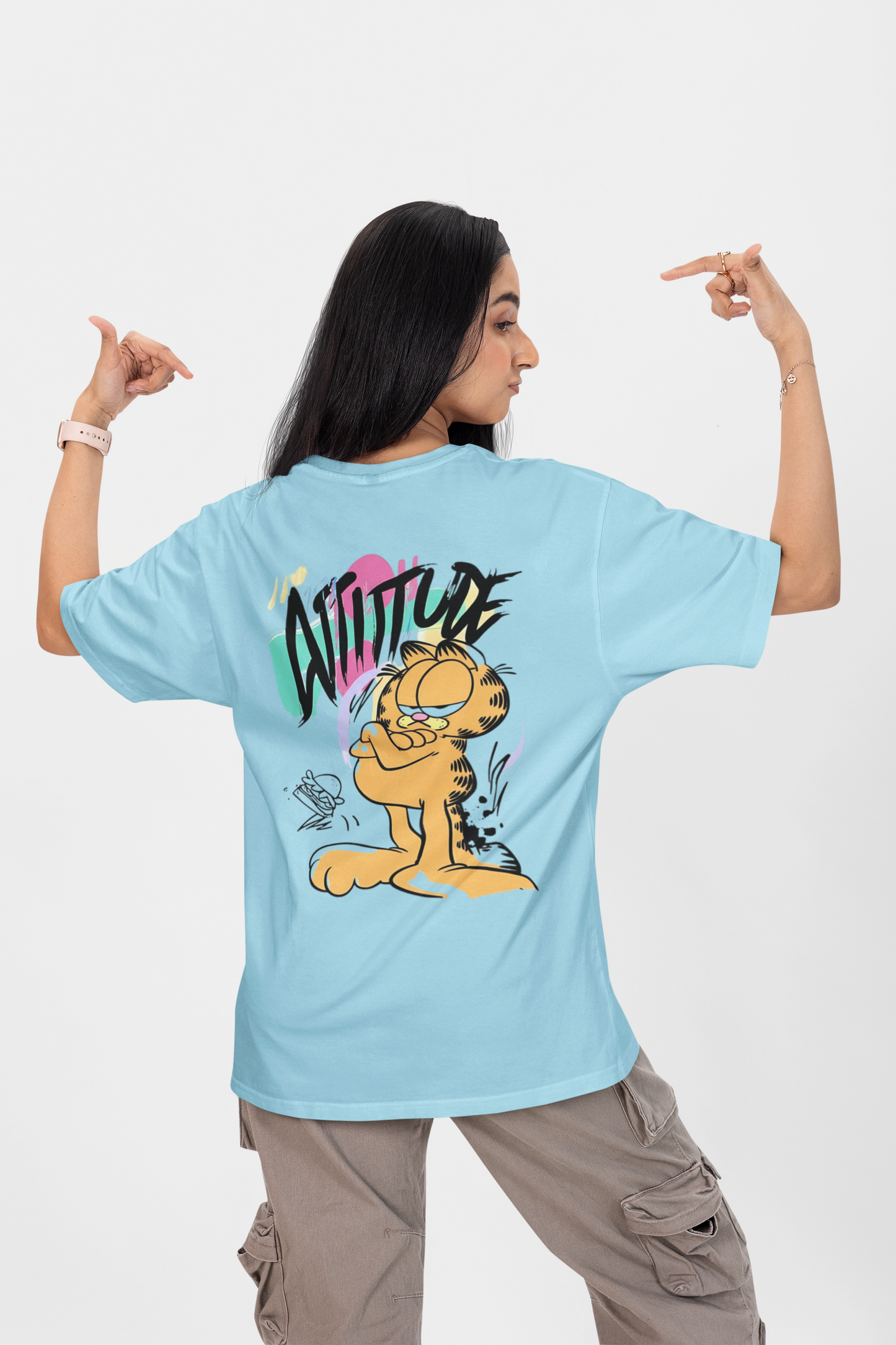 Women's Oversized T-Shirt : Attitude