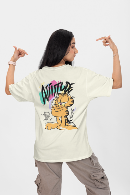 Women's Oversized T-Shirt : Attitude