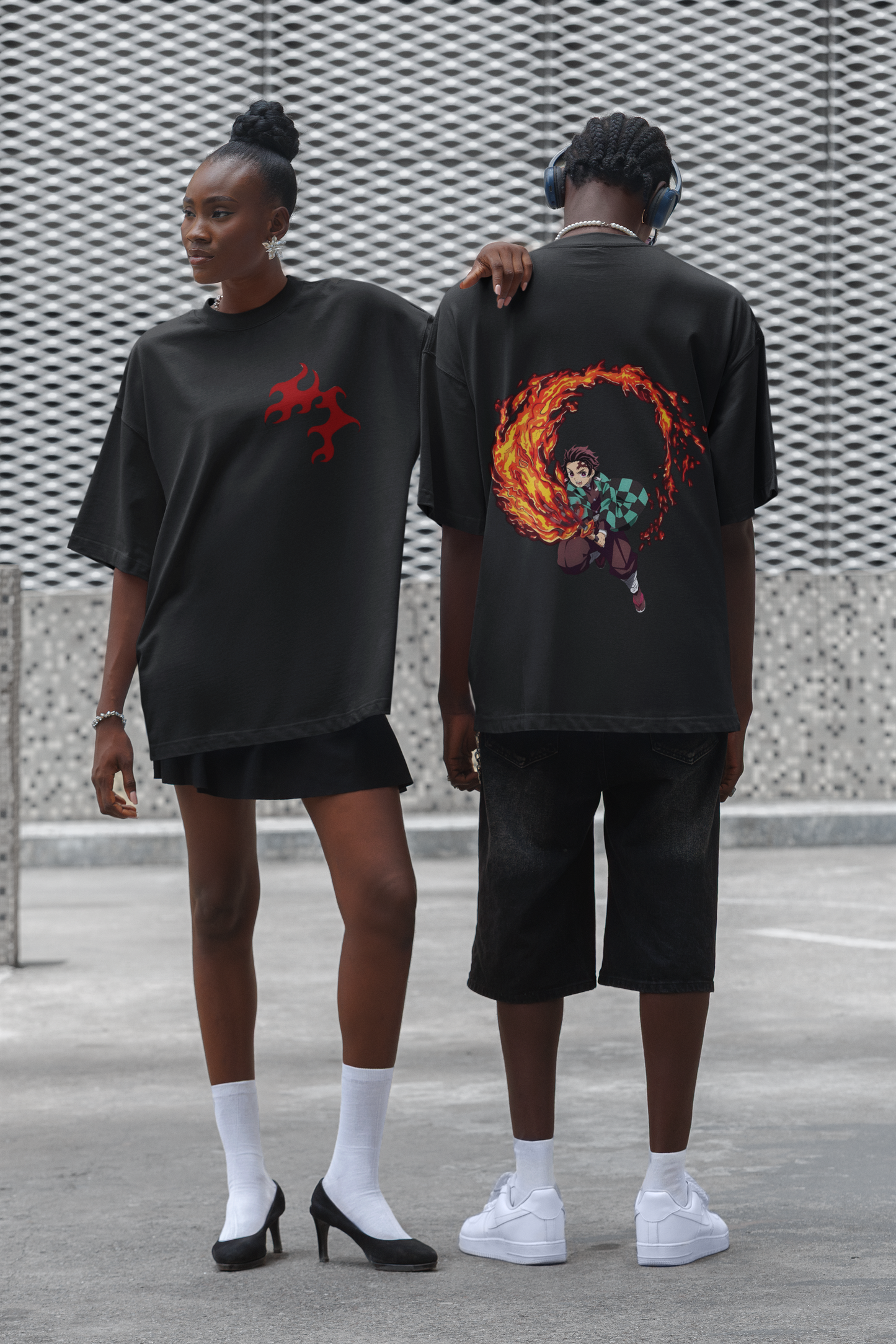 Unisex Oversized T-Shirt : Tanjiro- Sun Breathing