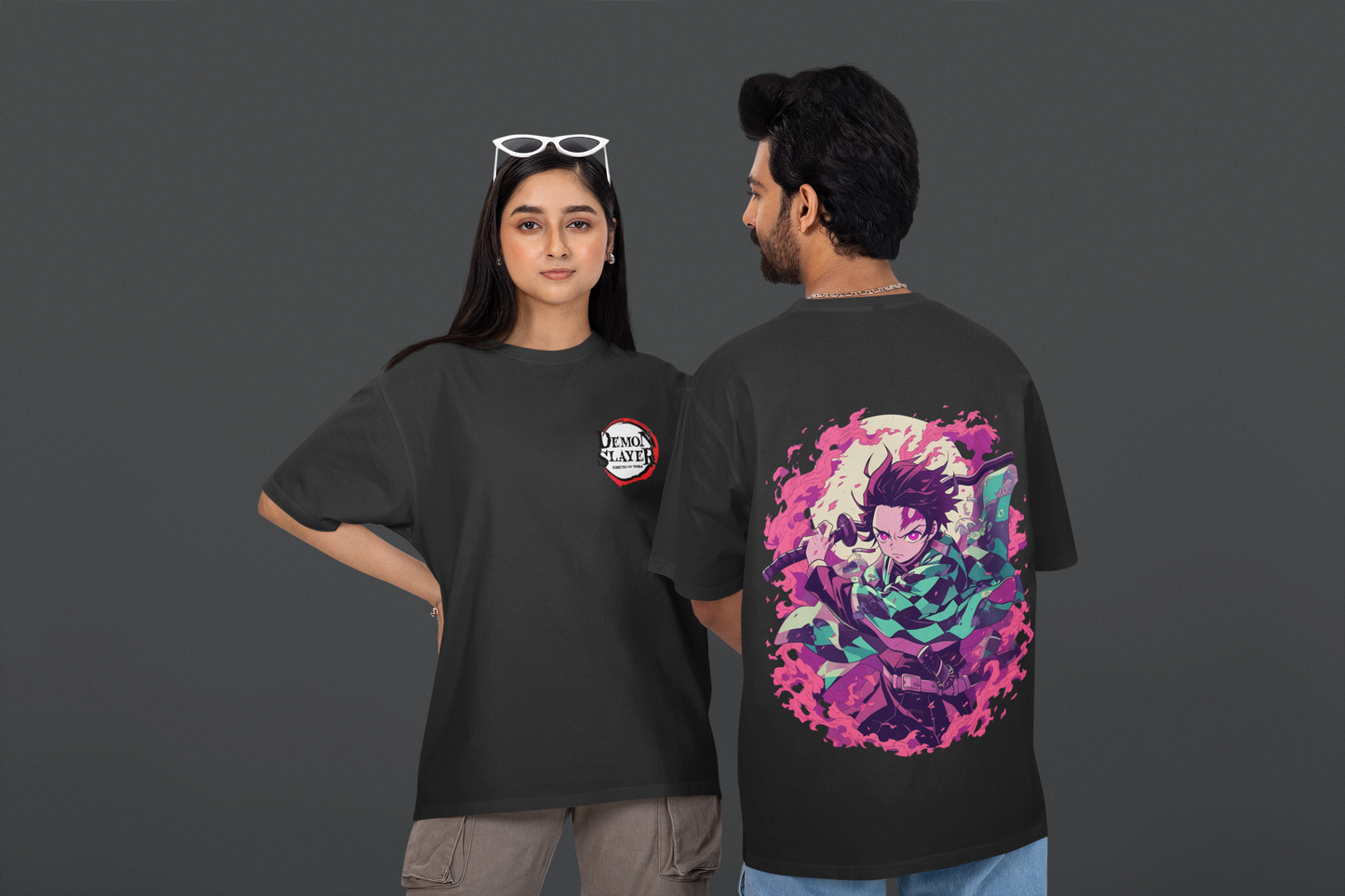 Unisex Oversized T-Shirt : Tanjiro Kamado