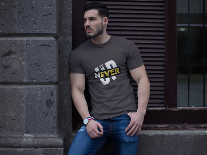 Men's T-Shirt : Never Give UP