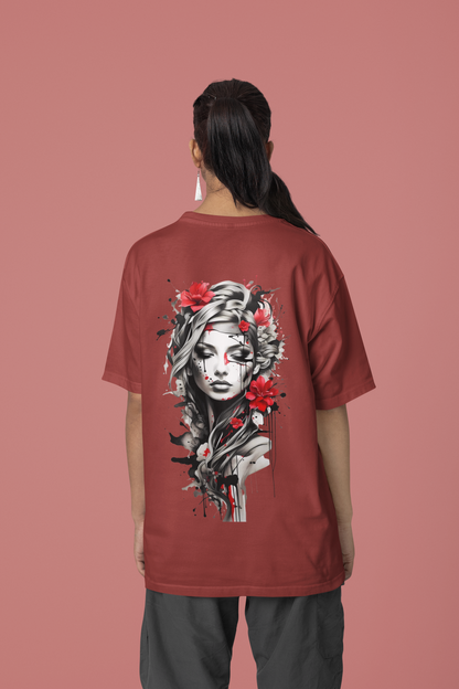 Oversized T-Shirt : Scarlet Muse