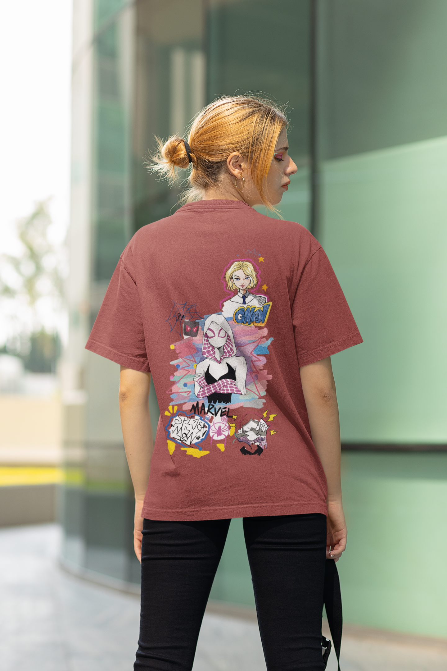 Women's Oversized T-Shirt : Gwen Stacy