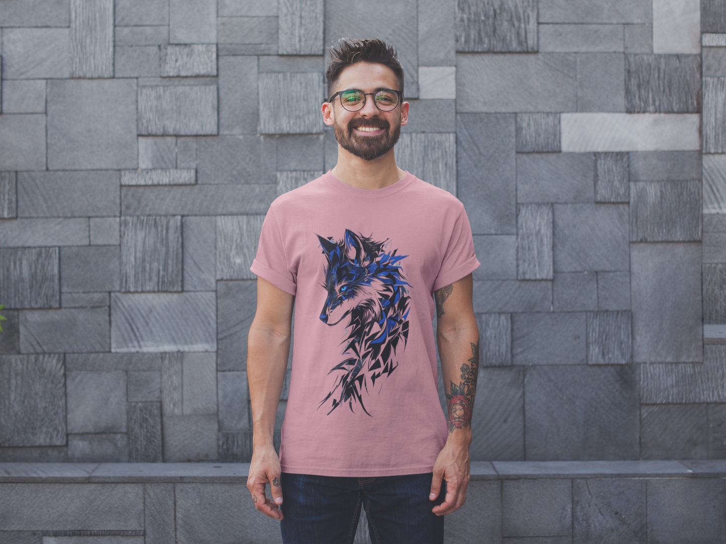 Men's T-Shirt : Wolf