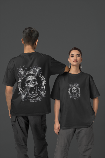 Unisex Oversized T-Shirt : Skull