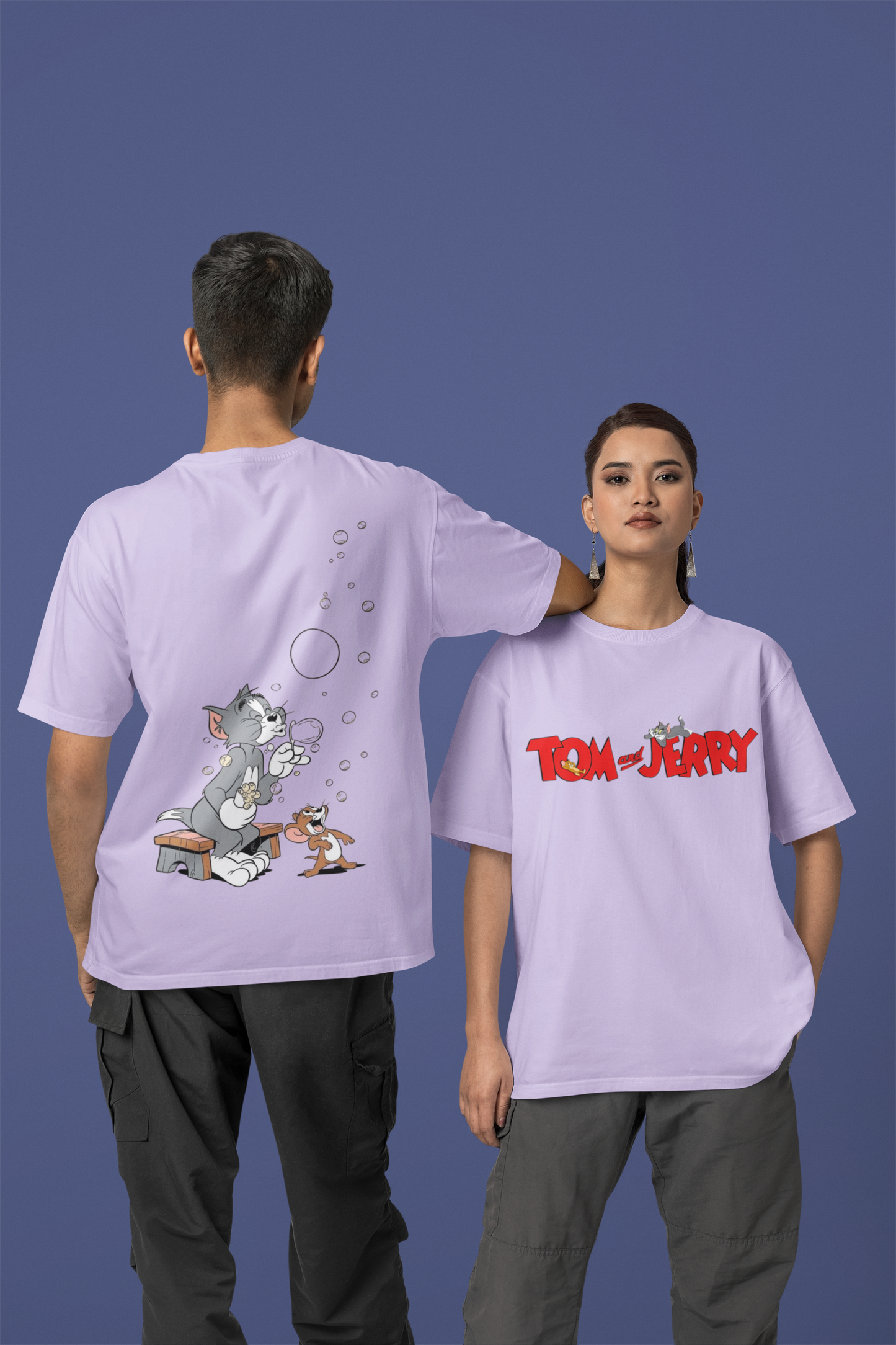 Unisex Oversized T-Shirt : Tom & Jerry
