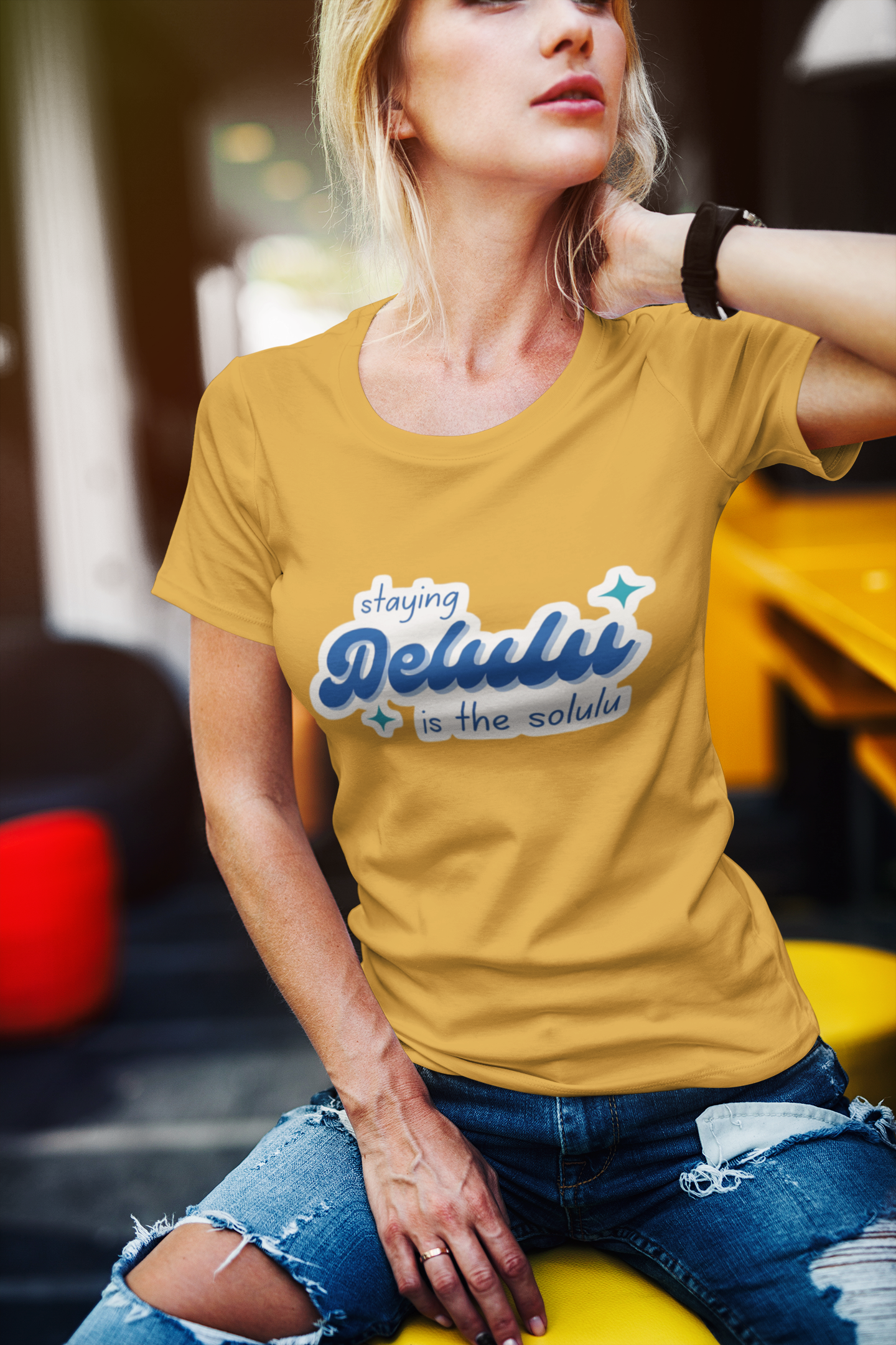 Women's  T-Shirt : Delulu