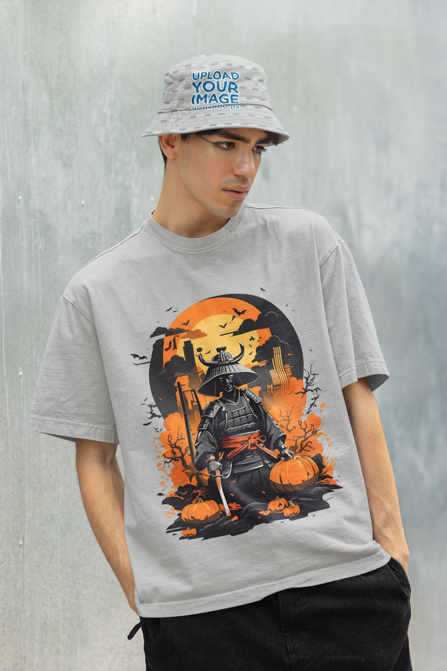 Oversized T-Shirt : Midnight Samurai