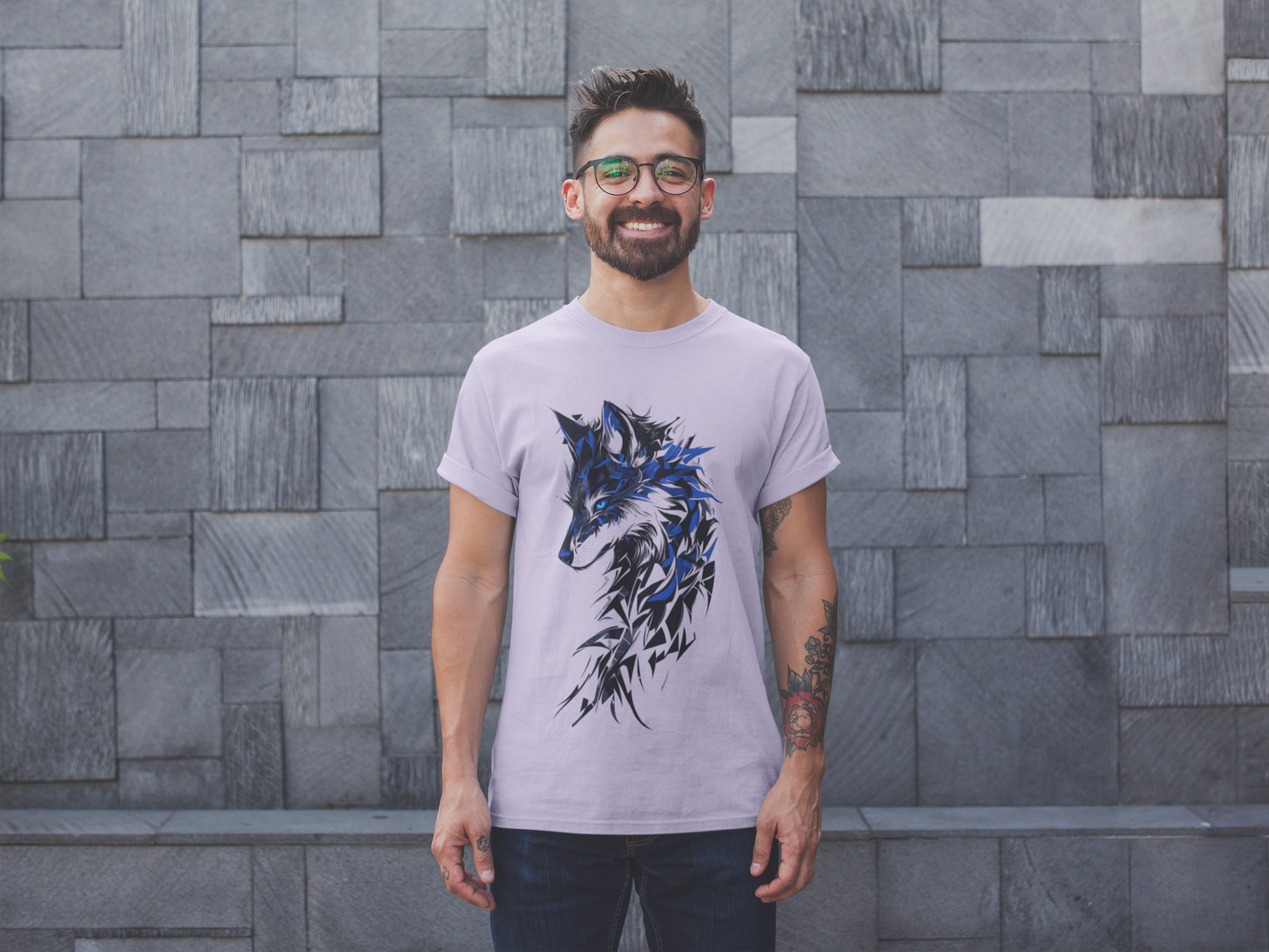 Men's T-Shirt : Wolf