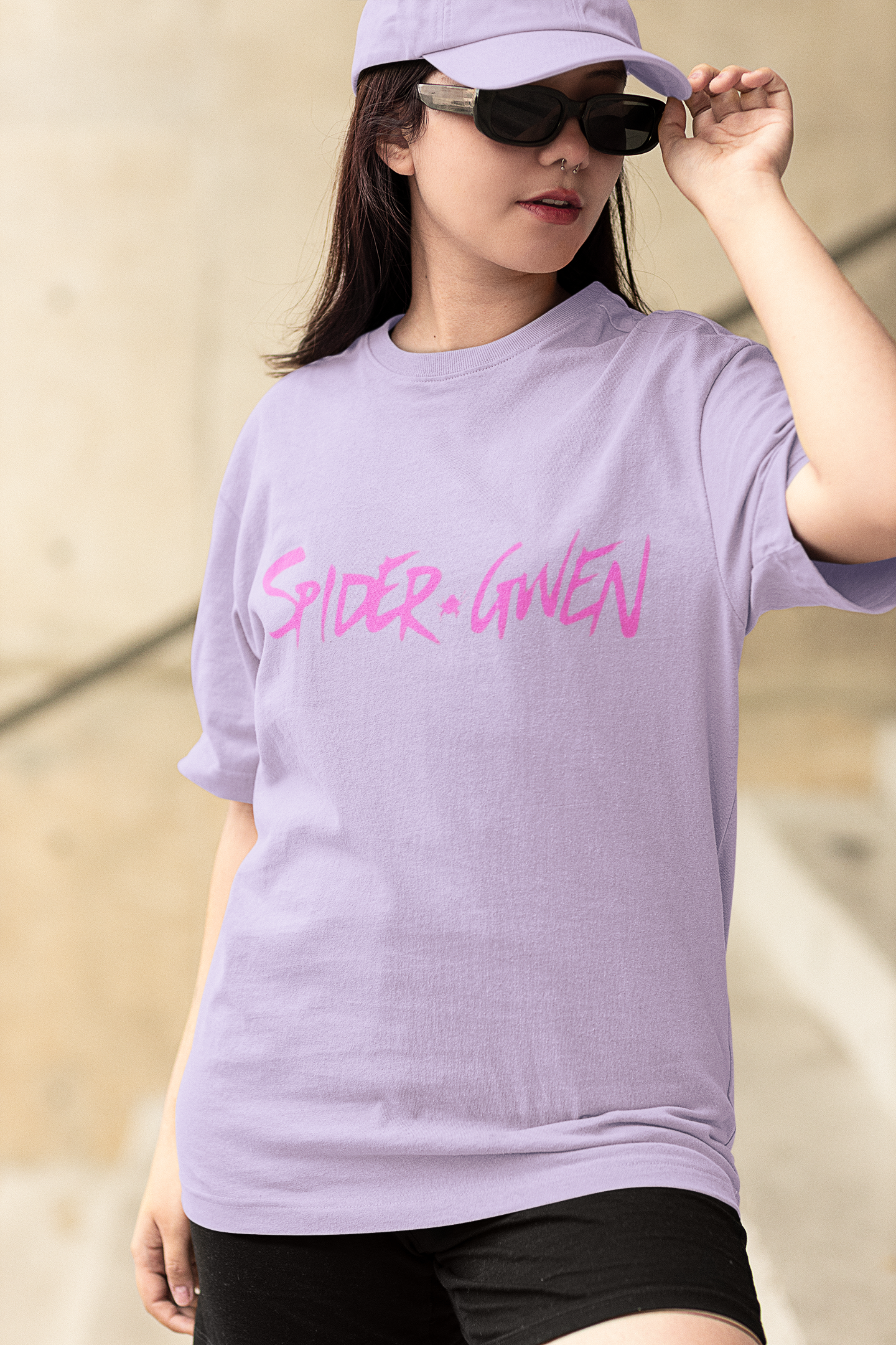 Women's Oversized T-Shirt : Spider Gwen