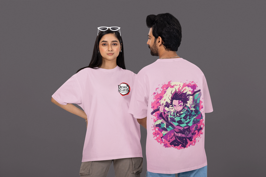 Unisex Oversized T-Shirt : Tanjiro Kamado