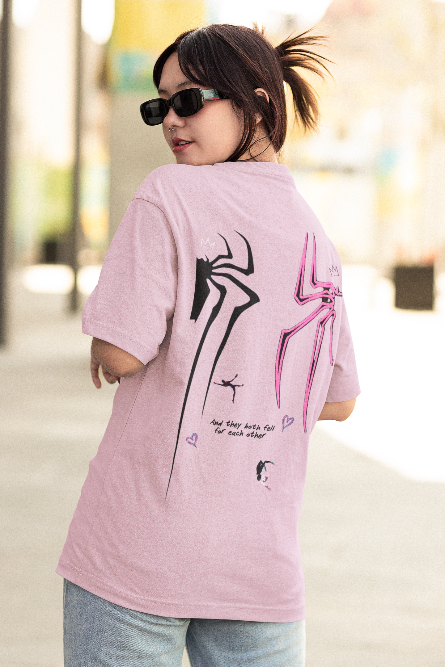 Women's Oversized T-Shirt : Spider Verse