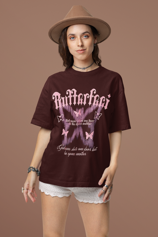 Oversized T-Shirt : Butterfly Blessings