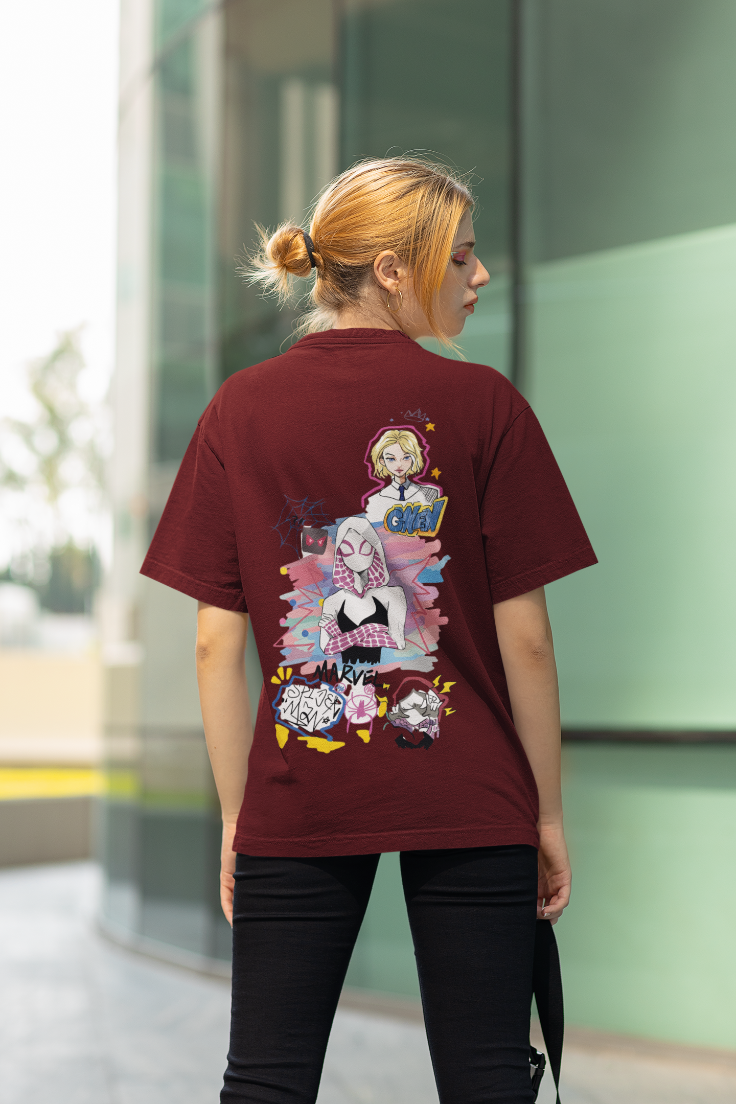 Women's Oversized T-Shirt : Gwen Stacy