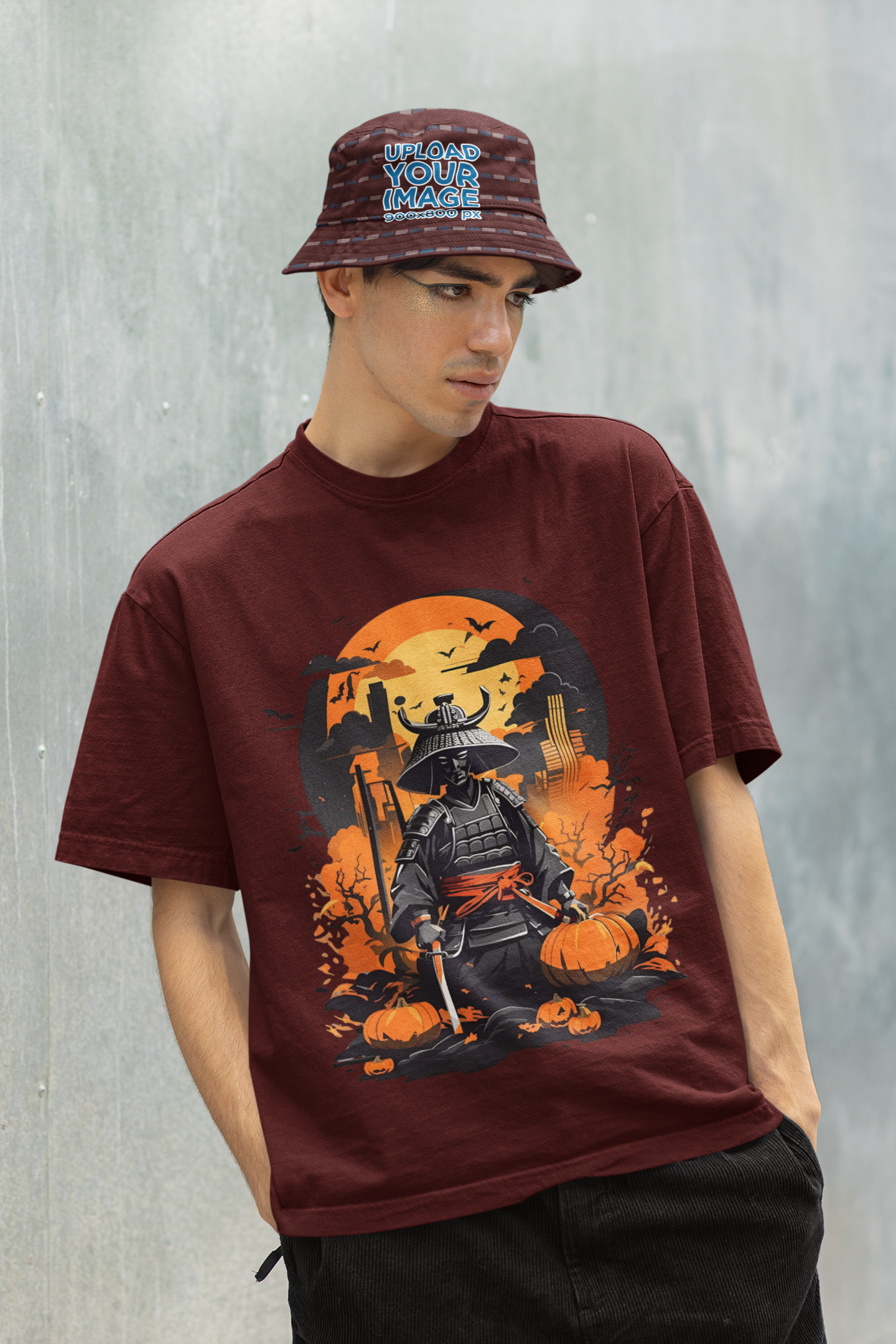 Oversized T-Shirt : Midnight Samurai