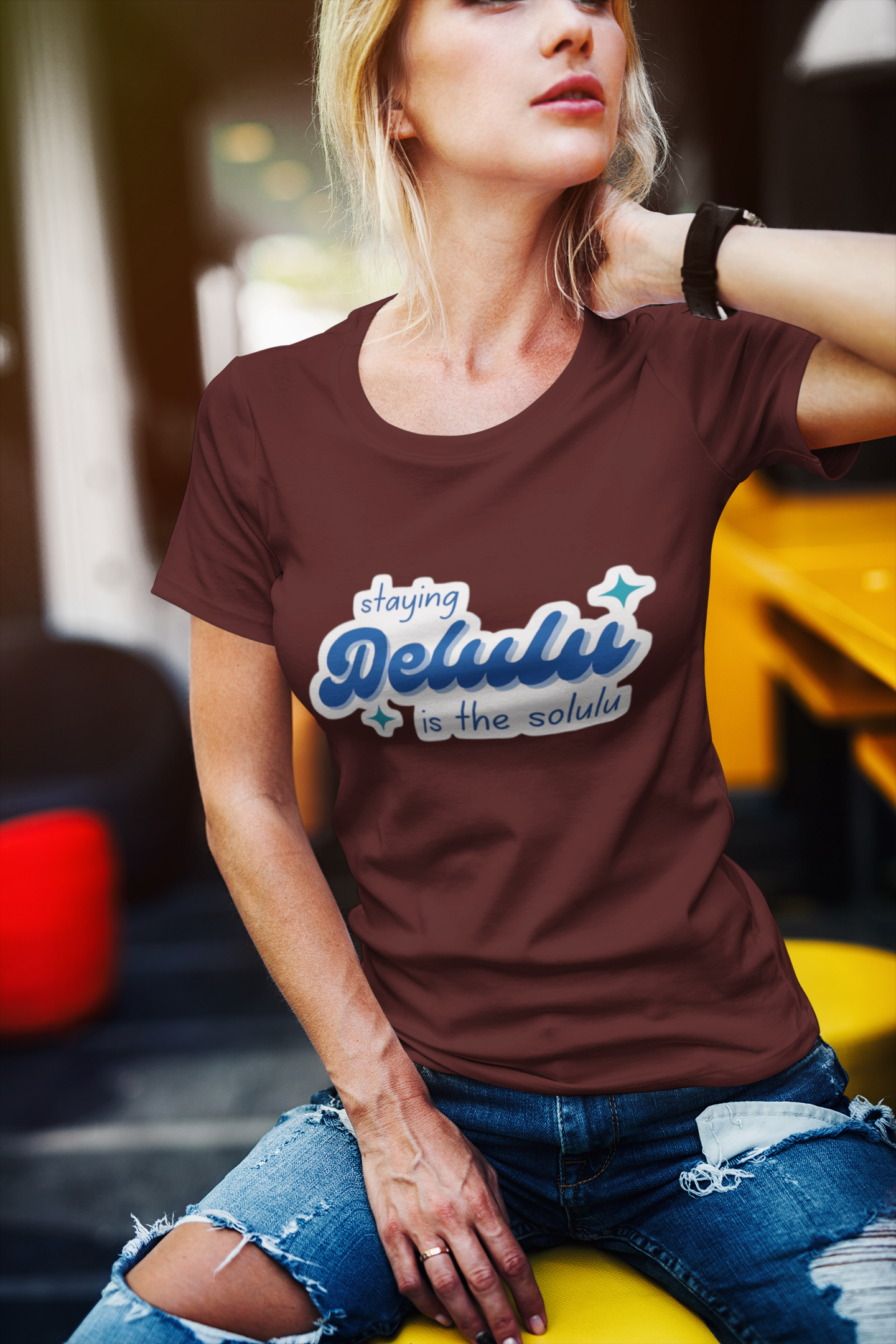 Women's  T-Shirt : Delulu