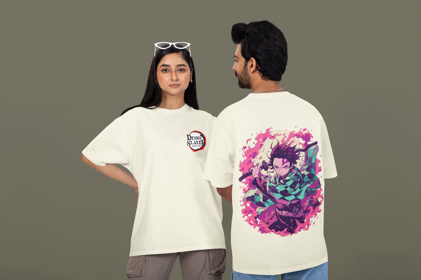 Unisex Oversized T-Shirt : Tanjiro Kamado