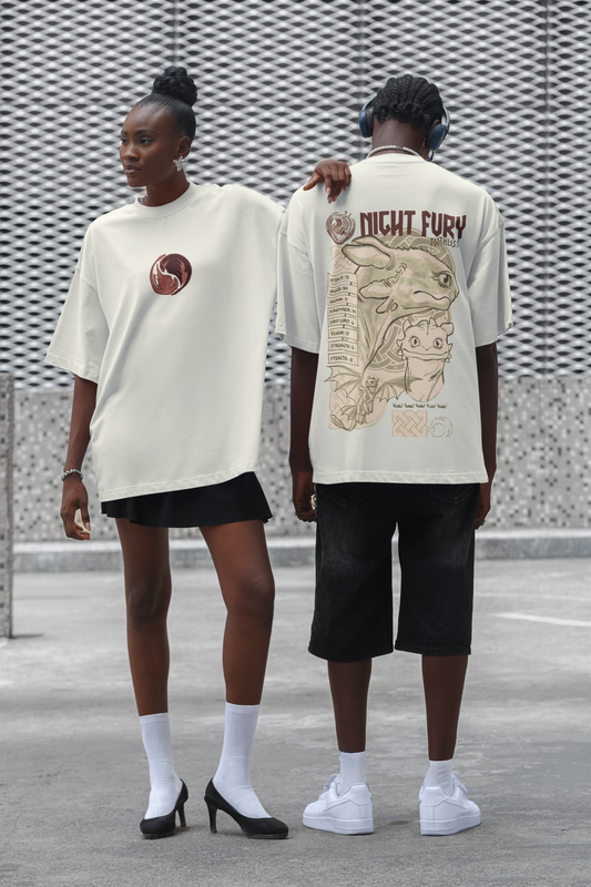 Unisex Oversized T-Shirt : Night Fury