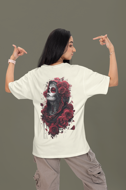 Oversized T-Shirt : La Rosa de la Muerte