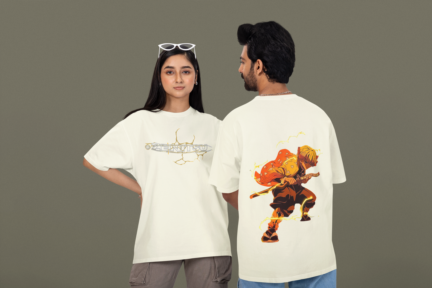 Unisex Oversized T-Shirt : Zenitsu