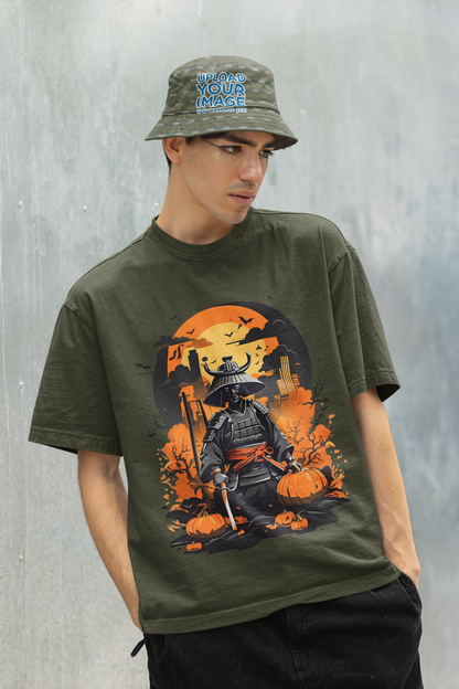 Oversized T-Shirt : Midnight Samurai