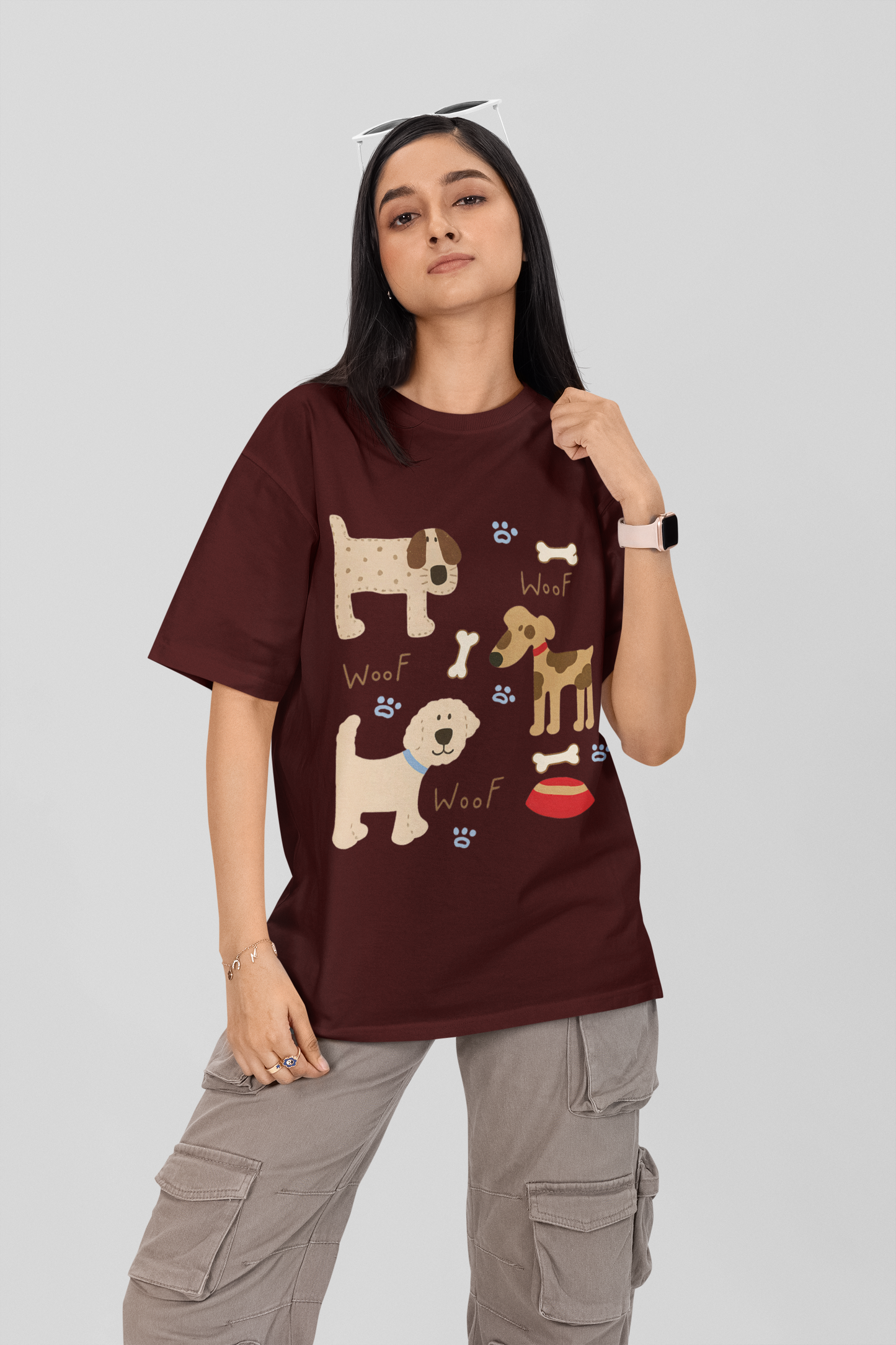 Women's Oversized T-Shirt : WOOF