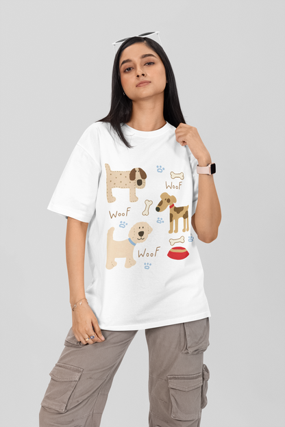 Women's Oversized T-Shirt : WOOF