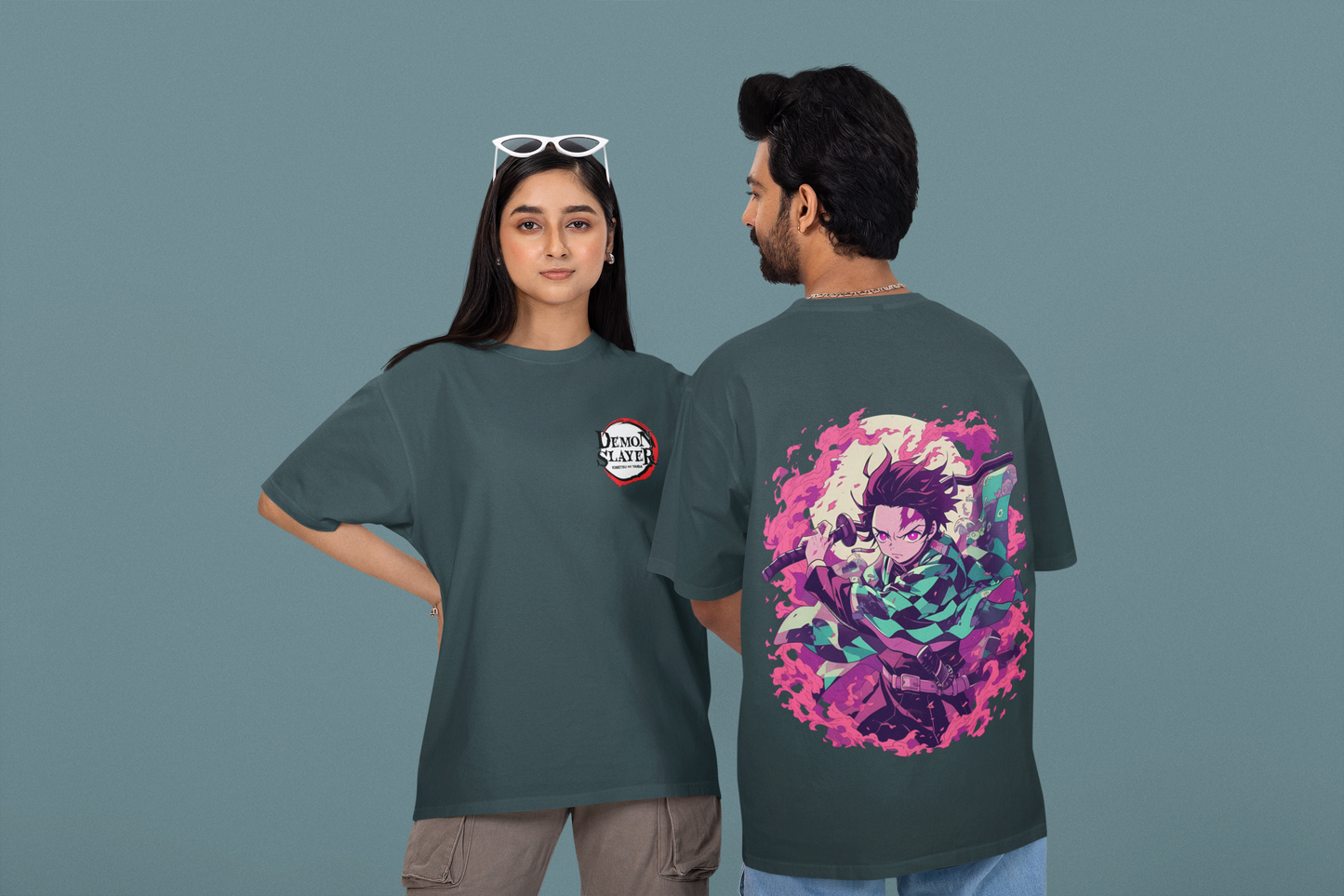 Unisex Oversized T-Shirt : Tanjiro Kamado
