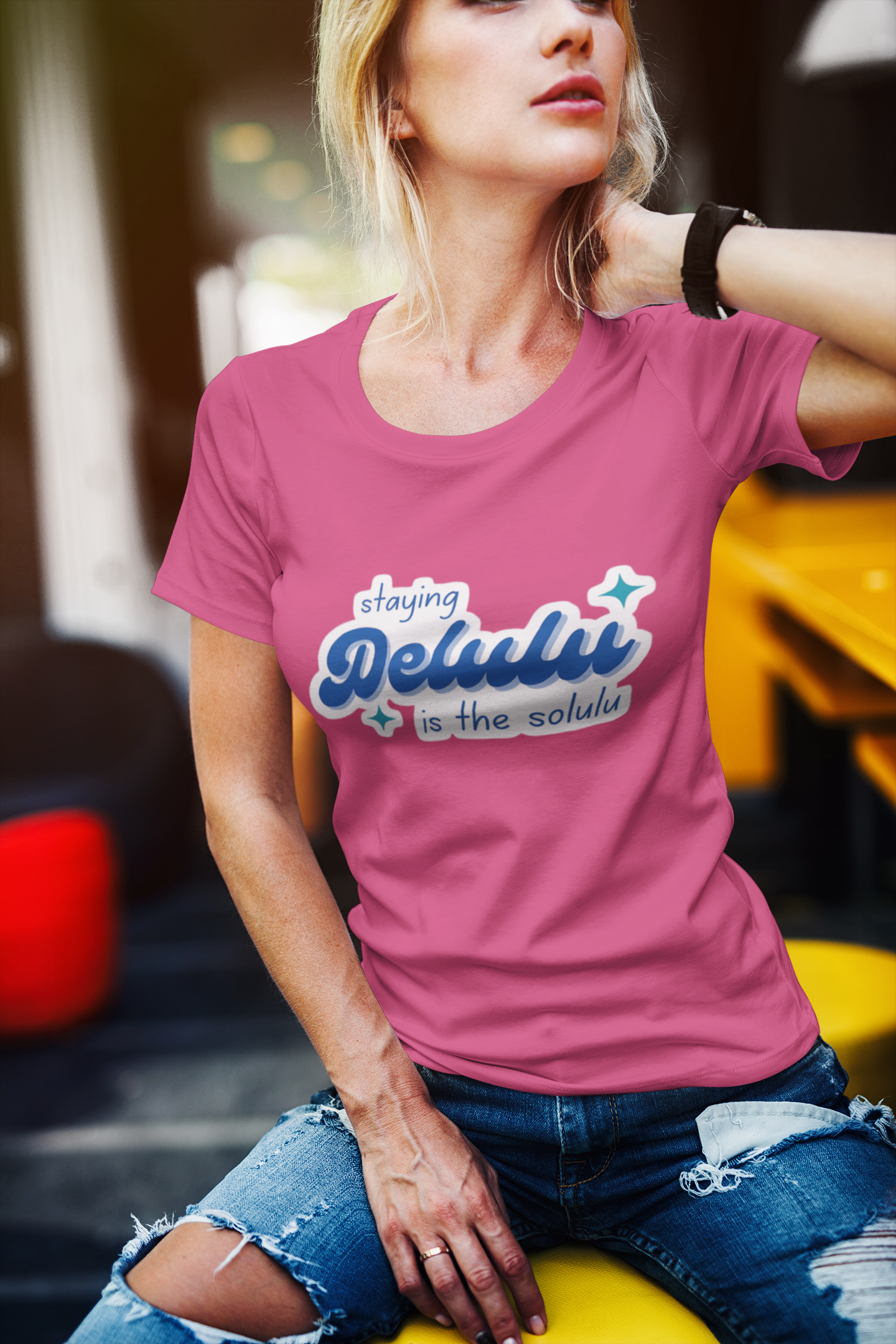 Women's  T-Shirt : Delulu