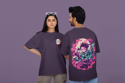 Unisex Oversized T-Shirt : Tanjiro Kamado