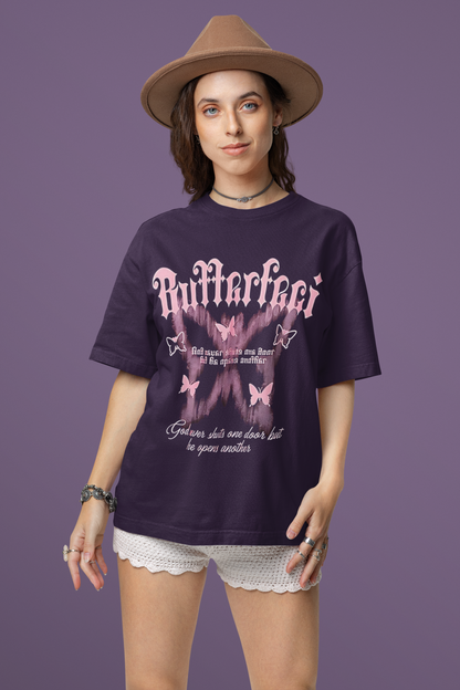Oversized T-Shirt : Butterfly Blessings