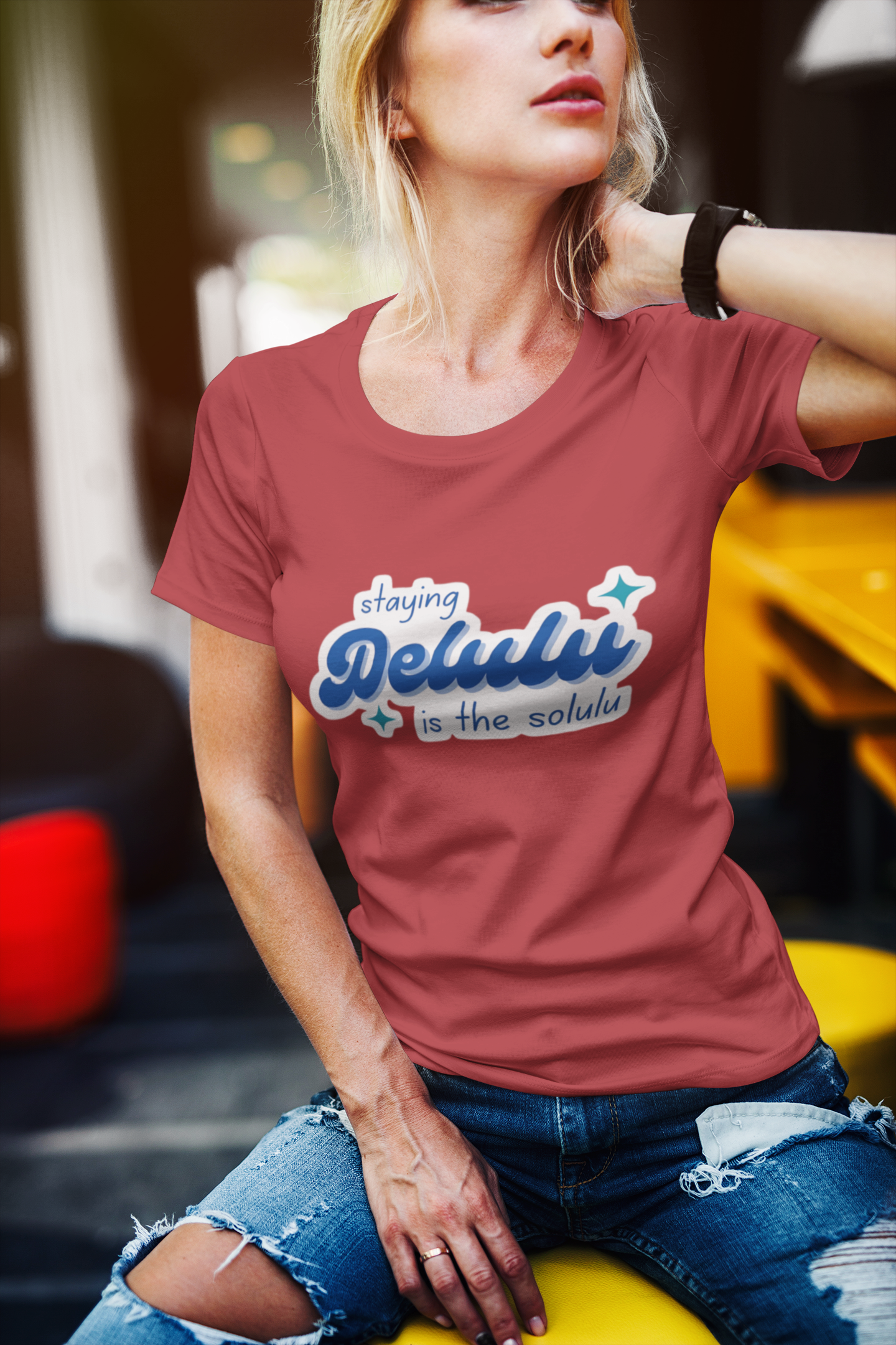 Women's  T-Shirt : Delulu