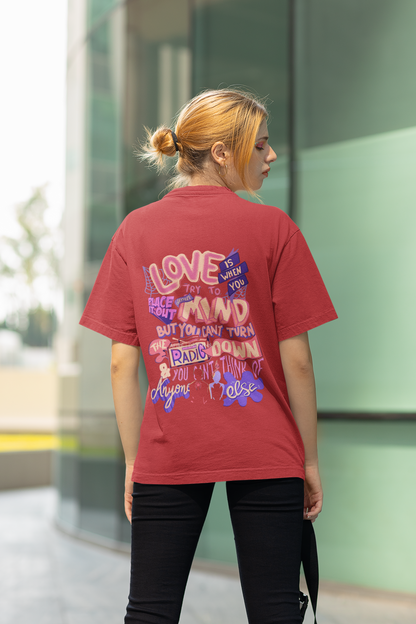Oversized T-Shirt : Love Verse