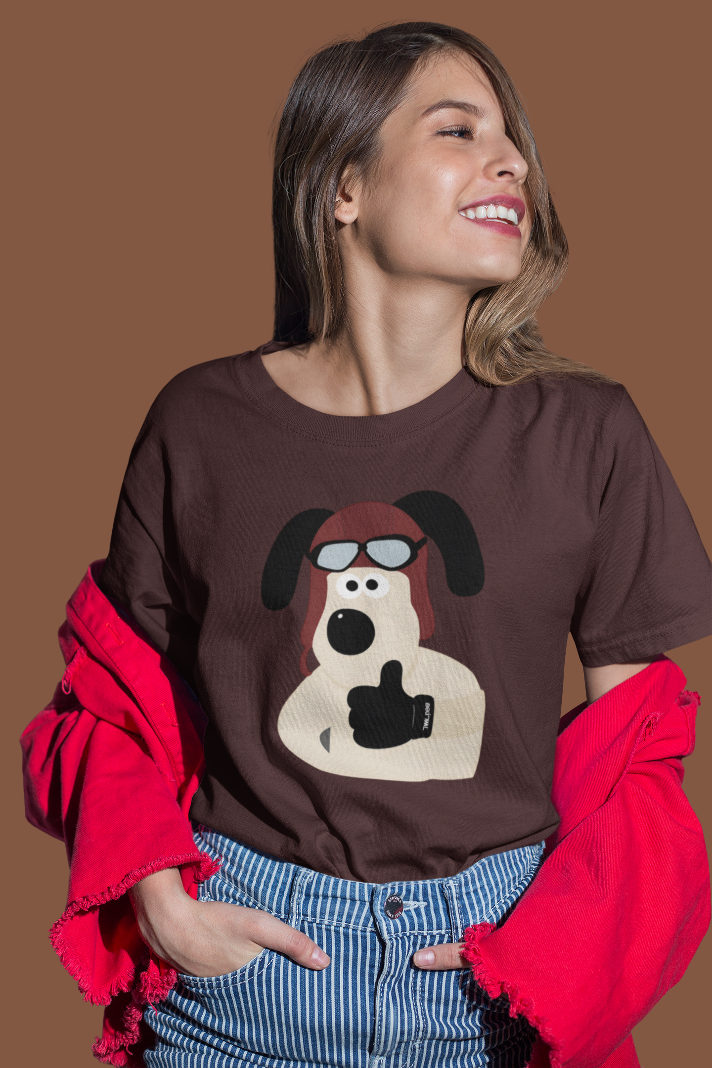 Women's Oversized T-Shirt : Gromit