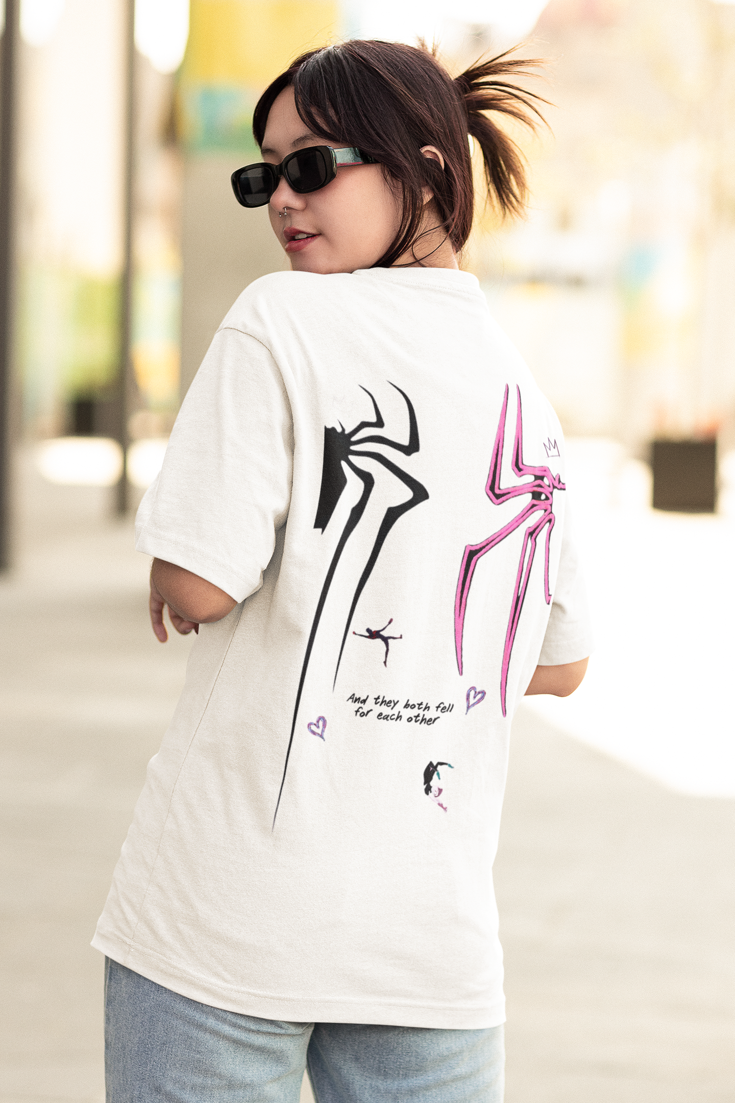 Women's Oversized T-Shirt : Spider Verse