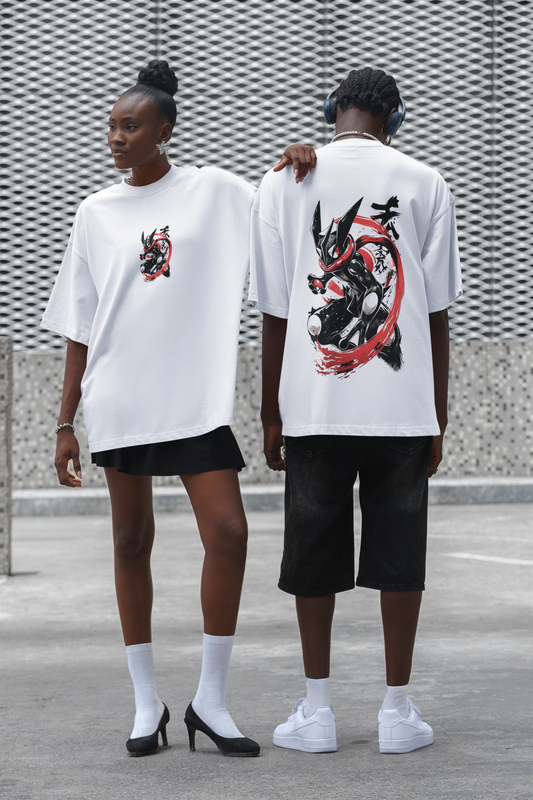Unisex Oversized T-Shirt : Blood Moon Greninja